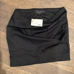 HATCH maternity mini stretch skirt with ruching